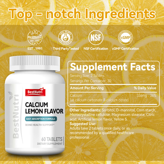 CALCIUM LEMON FLAVOR