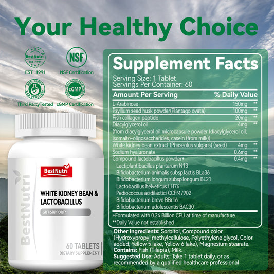 WHITE KIDNEY BEAN & LACTOBACILLUS