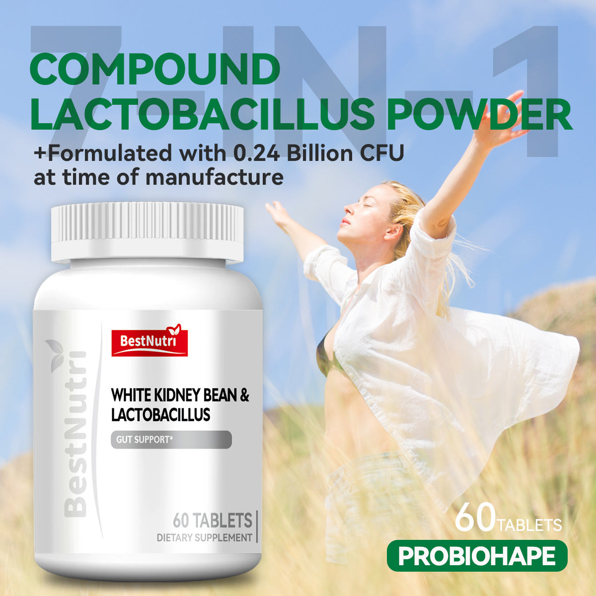 WHITE KIDNEY BEAN & LACTOBACILLUS