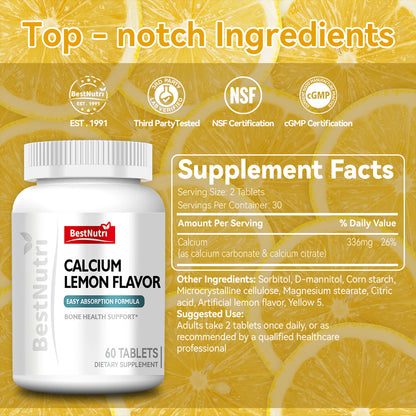 CALCIUM LEMON FLAVOR