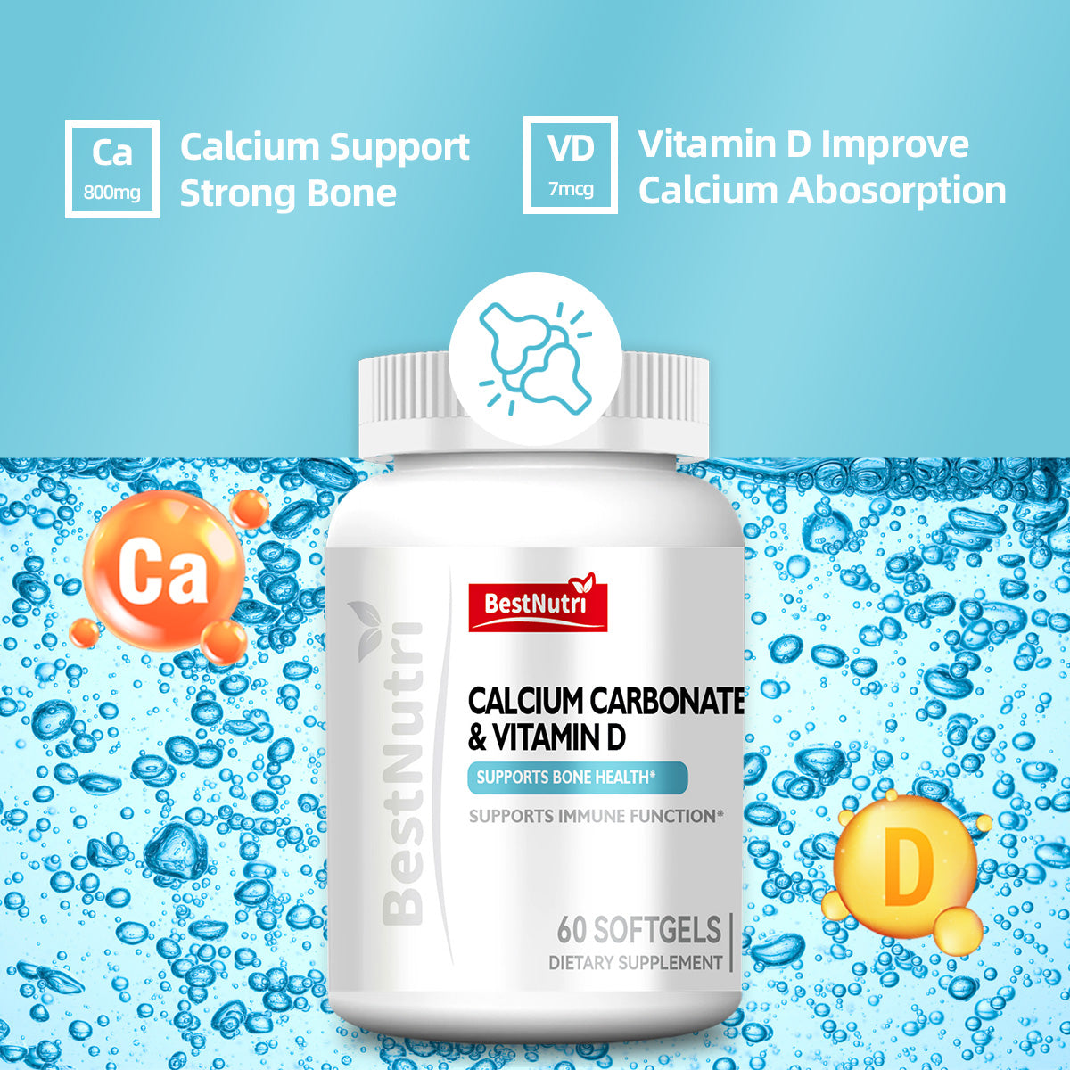CALCIUM CARBONATE  & VITAMIN D