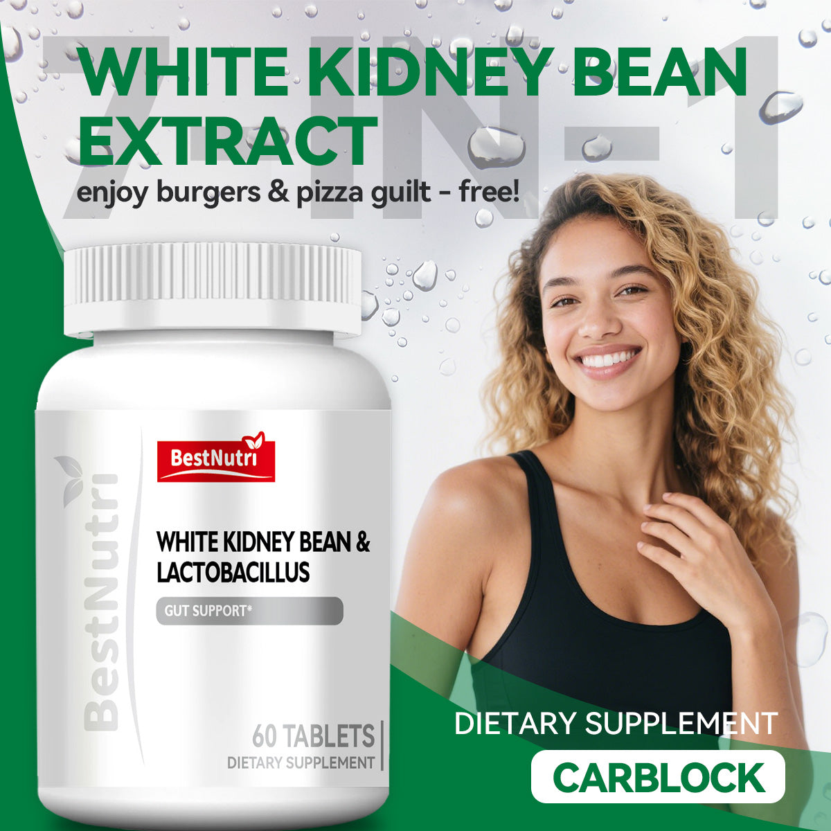 WHITE KIDNEY BEAN & LACTOBACILLUS
