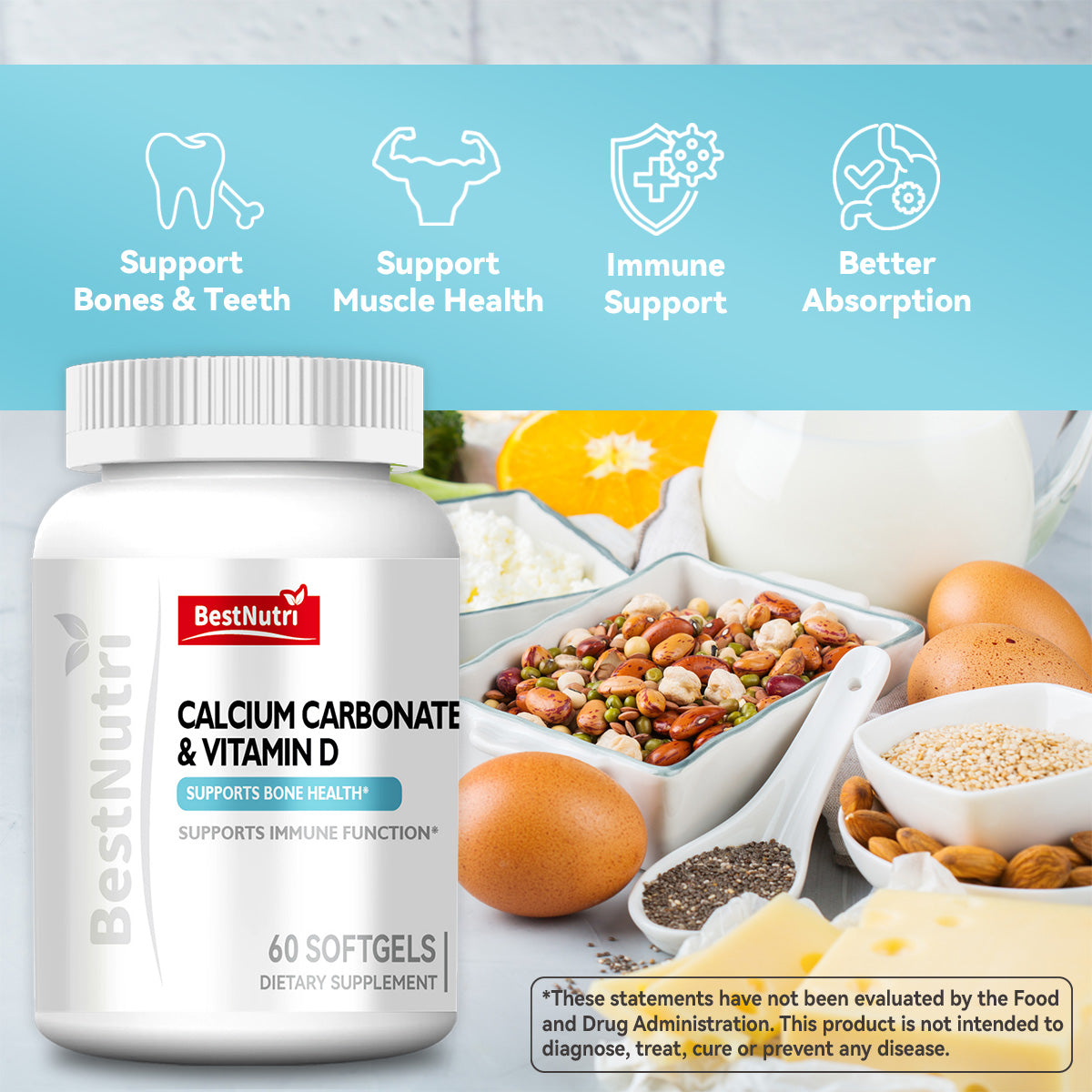 CALCIUM CARBONATE  & VITAMIN D