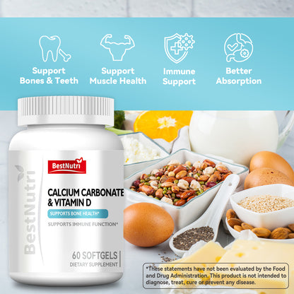 CALCIUM CARBONATE  & VITAMIN D