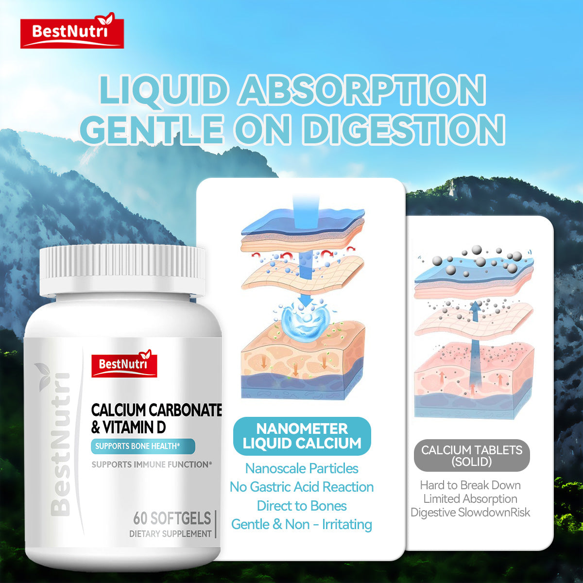 CALCIUM CARBONATE  & VITAMIN D